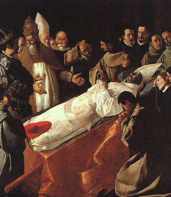 ZURBARAN  Francisco de The Lying-in-State of St. Bonaventura Norge oil painting art